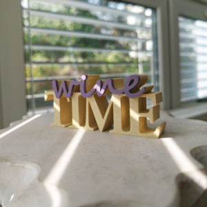 Alternative view of Wine Time - Sign