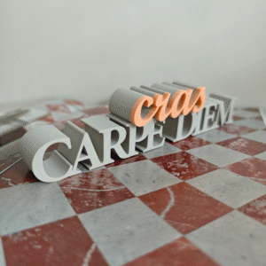 Alternative view of Carpe Diem Cras - Sign